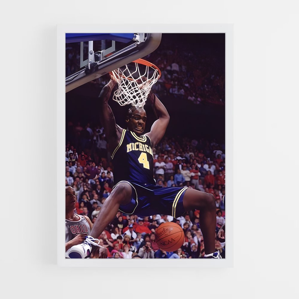 Poster Dunk de Chris – affiche Basketball (vue 3)